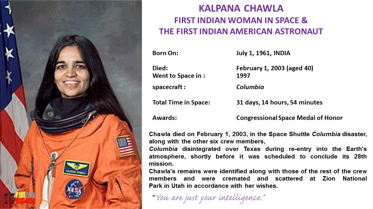 kalpana chawla biography in english class 6