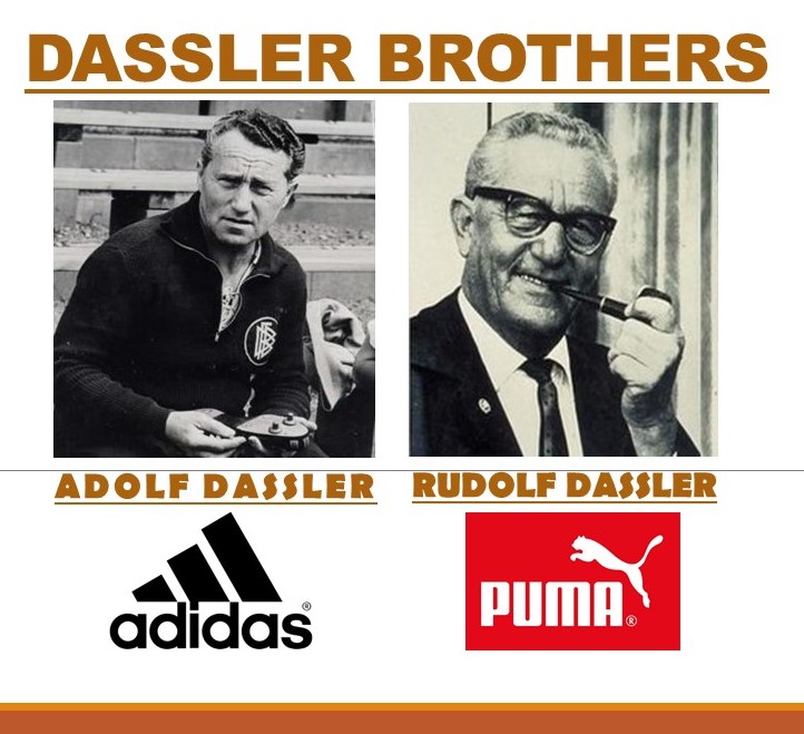 Rudolf and adolf on sale dassler